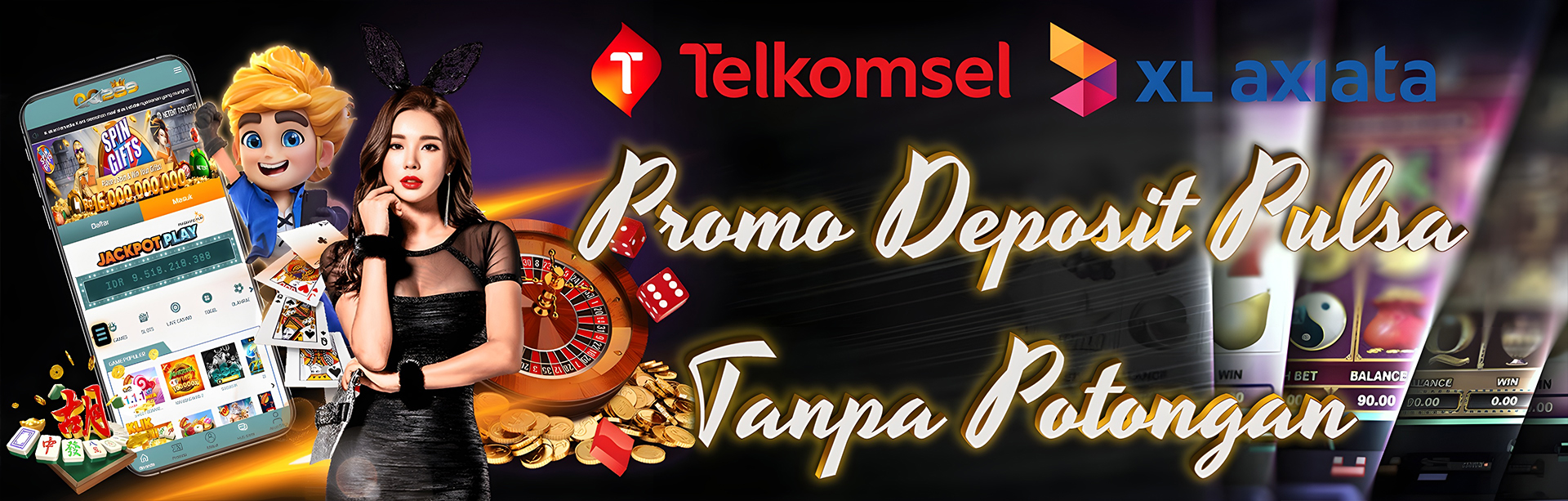 Deposit Pulsa Tanpa Potongan